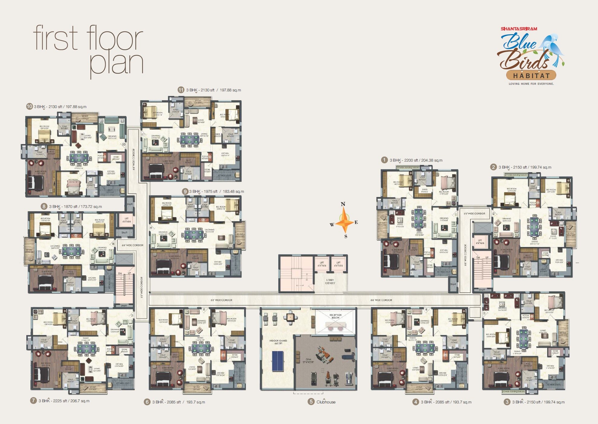 Shanta Sriram Blue Birds Habitat Floor Plans 2