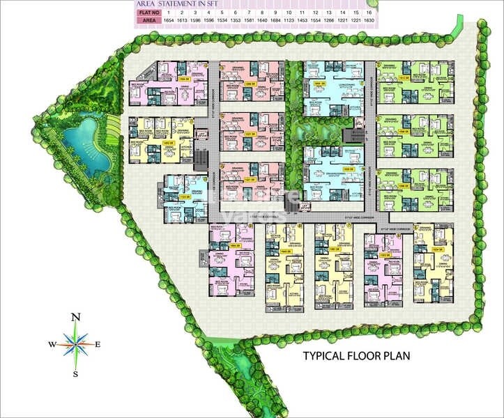 Shanta Sriram Padmanabha Residency Master Plan 1