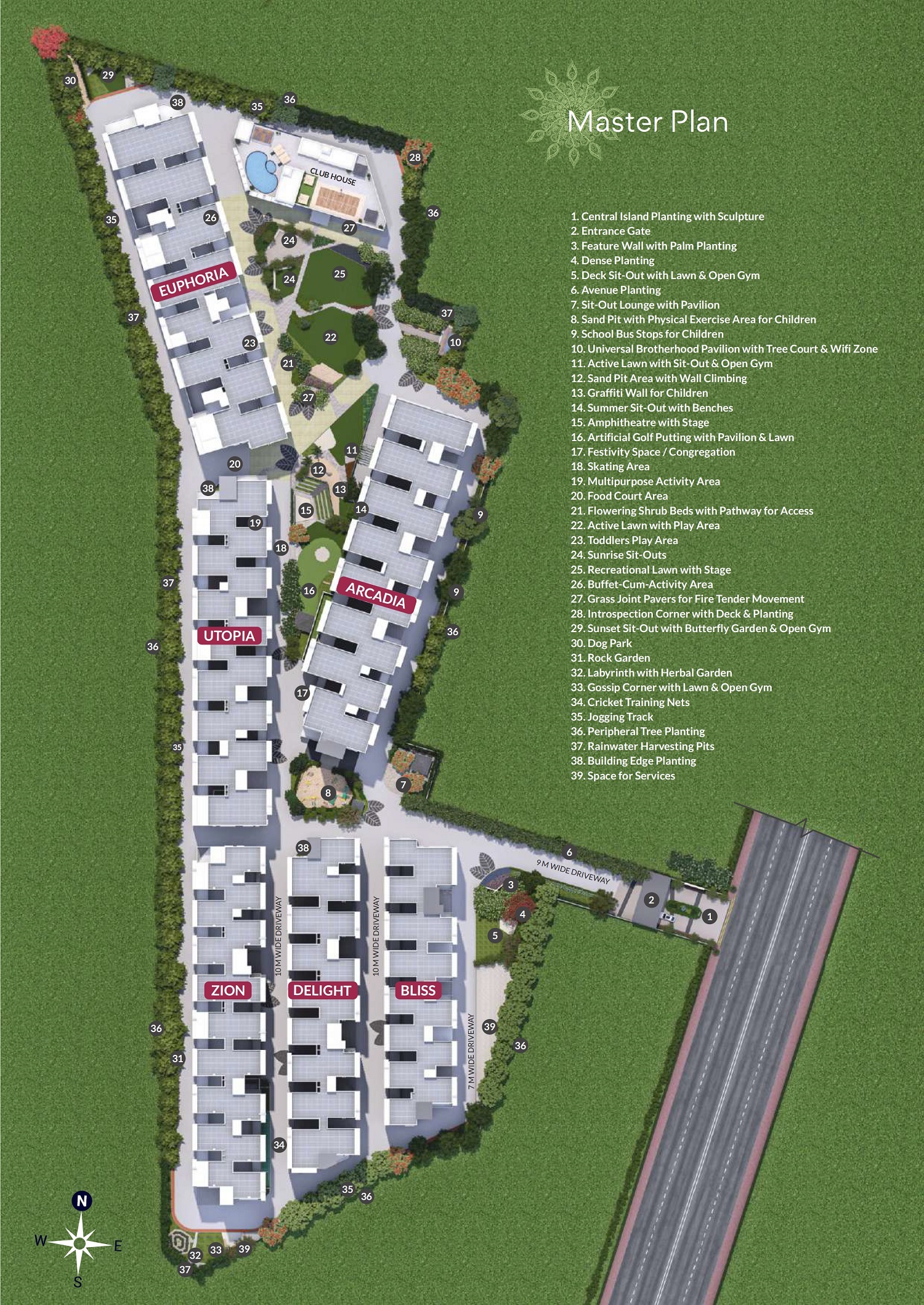 Sharvani Sree Hemadurga Paradise Master Plan Image