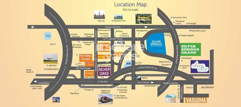 Shathabdhi Silver Oaks in Maheshwaram, Hyderabad @ 19.47 Lac - Floor ...