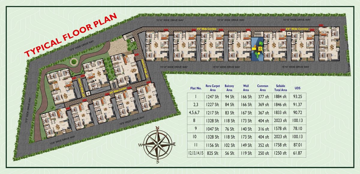 Shiva Shailaja Emerald Floor Plans
