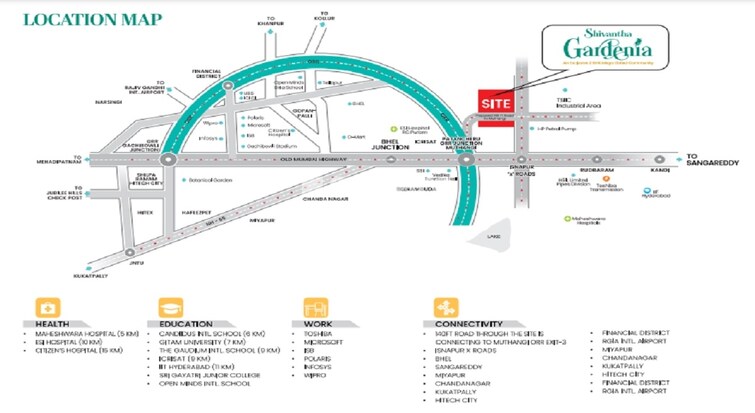 Shivantha Gardenia Location Image