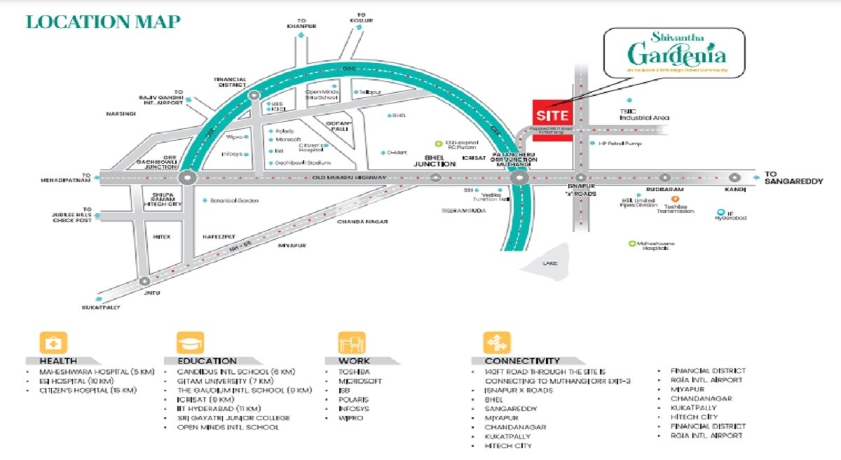 Shivantha Gardenia Location Image