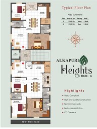 Shree Alkapuri Heights Floor Plans