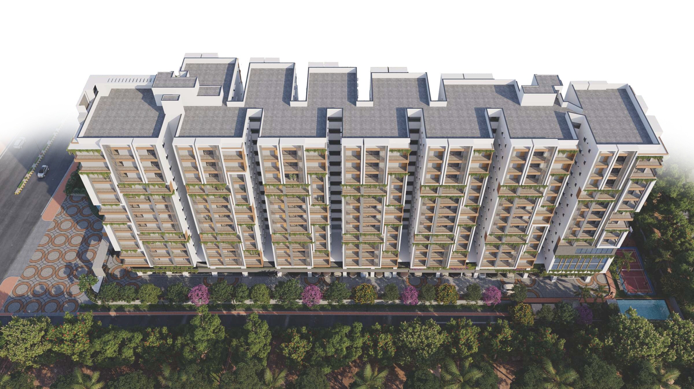 Shree Silver Crest Tower View