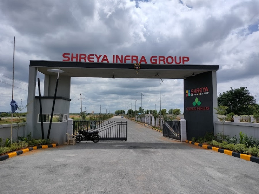 Shreya Green Fields Entrance View