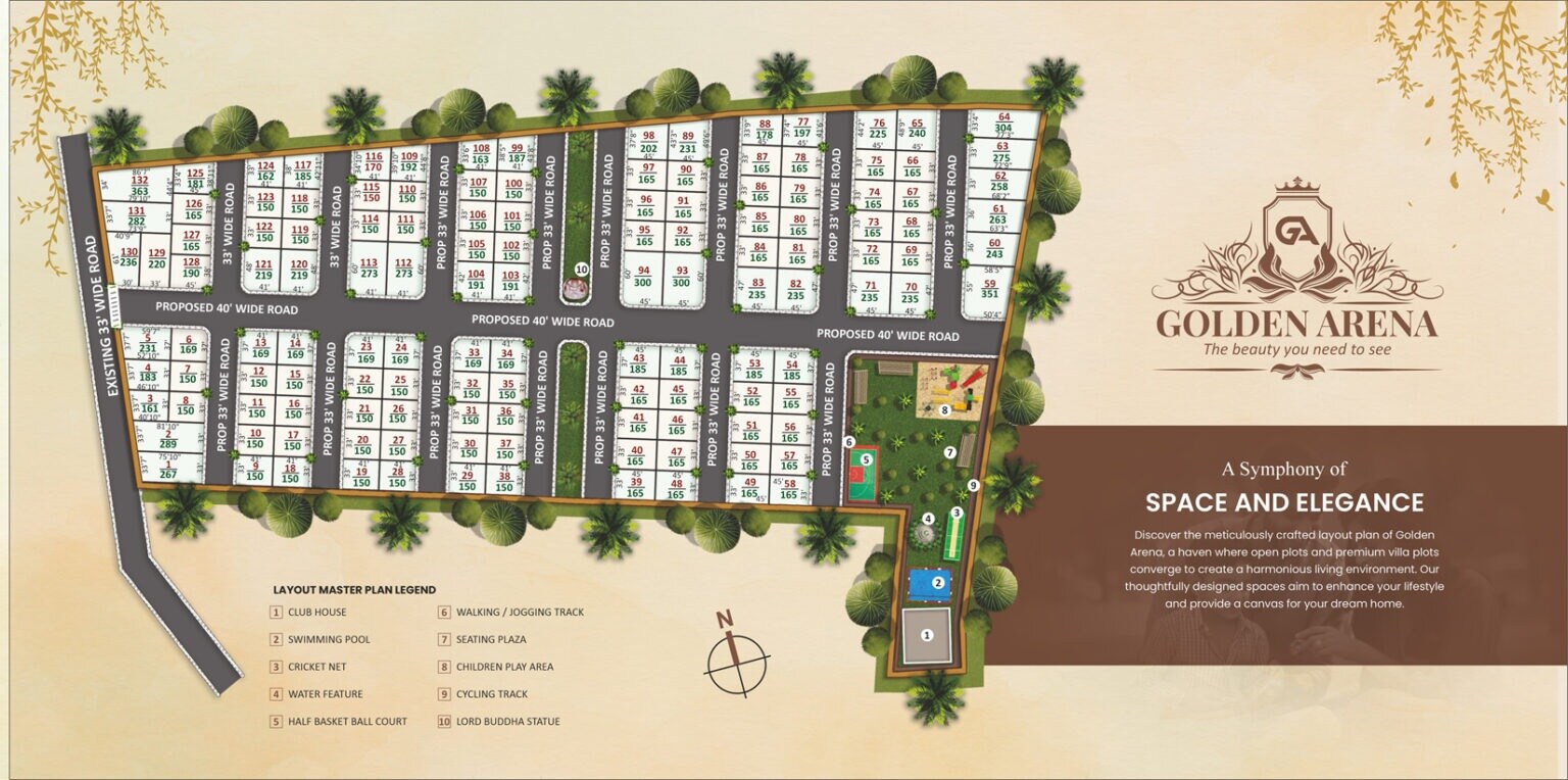 Shubha Golden Arena Master Plan 1