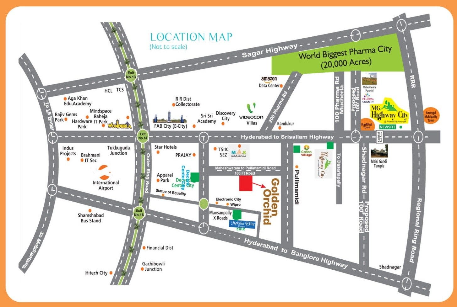 Shubha Golden Orchid