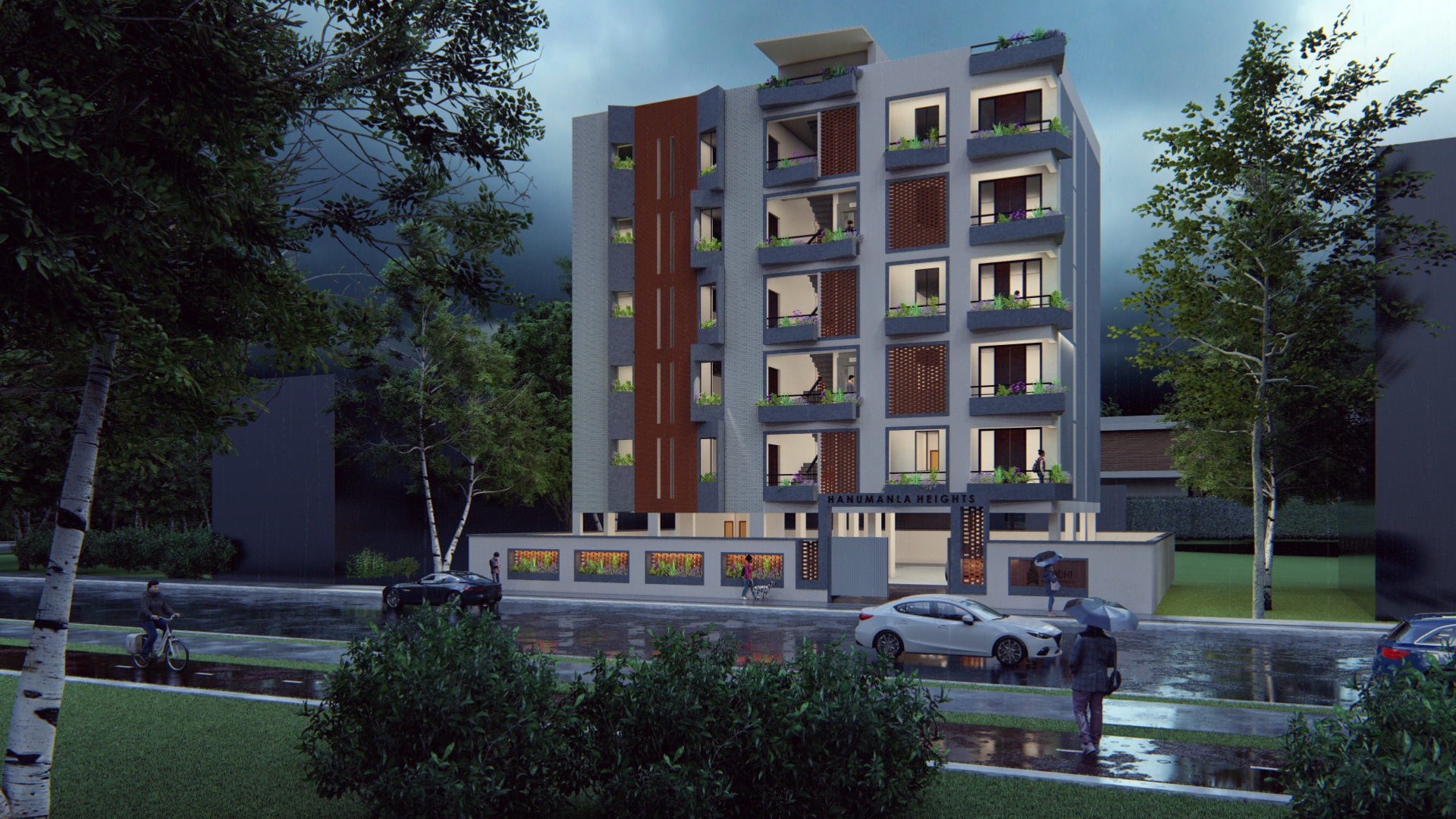 Siddhi Hanumanla Heights Apartment Exteriors