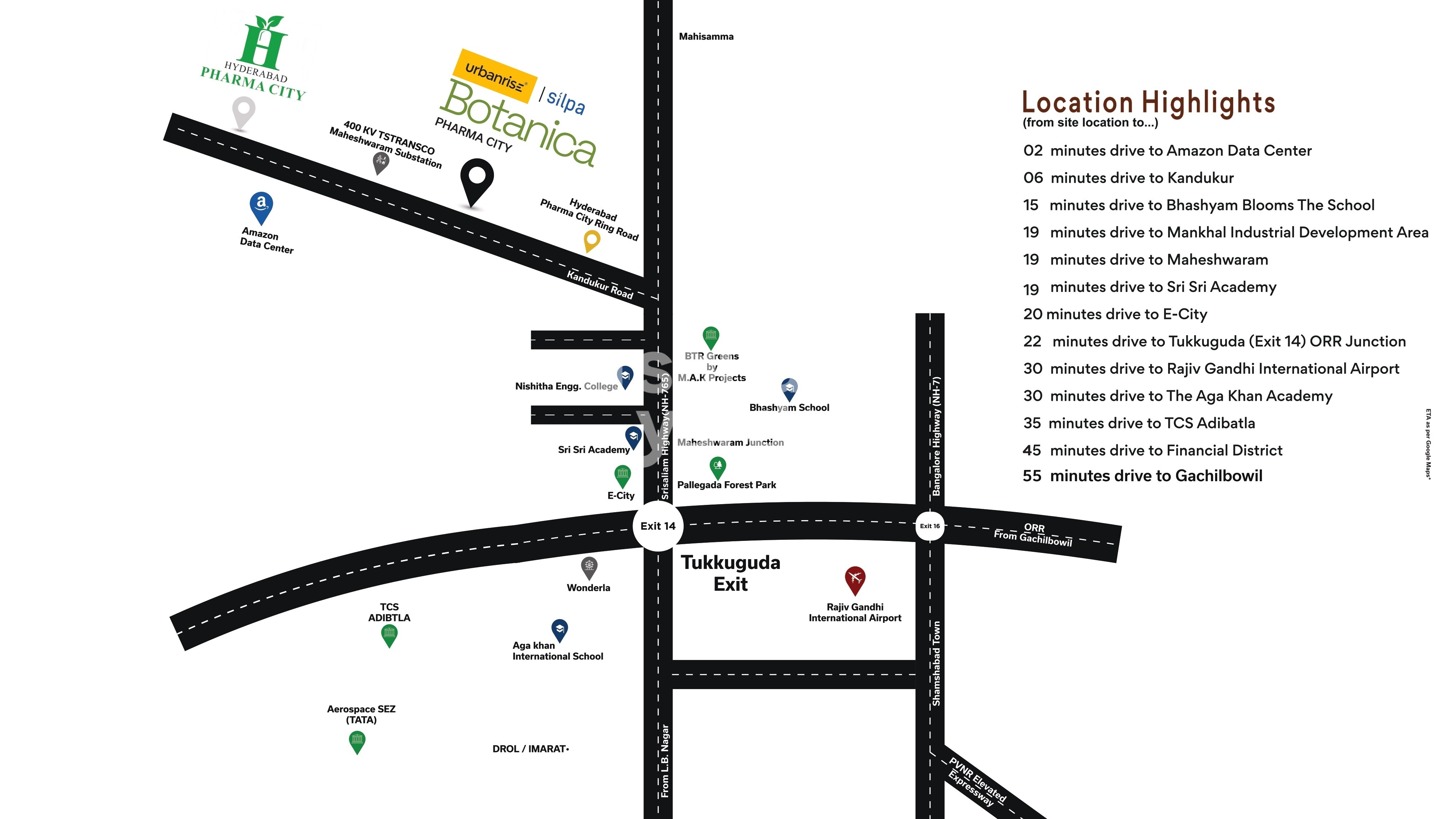 Silpa Raghava Botanica Location Image