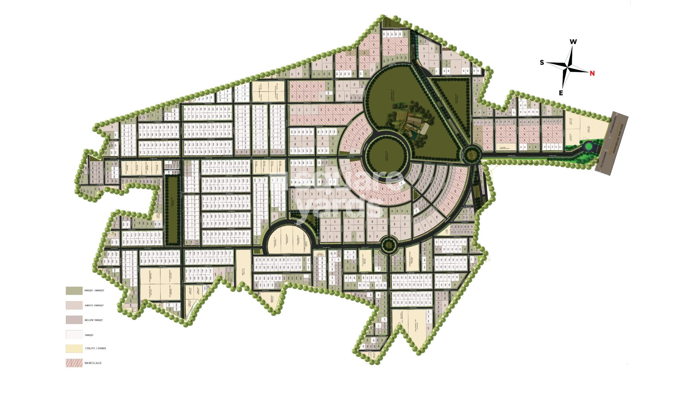 Silpa Raghava Botanica Master Plan Image