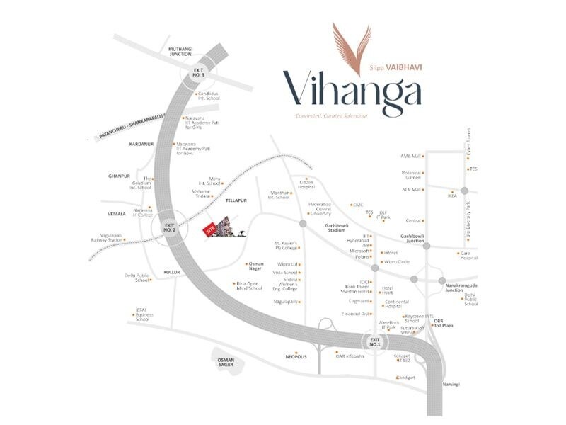Silpa Vaibhavi Vihanga Location Image