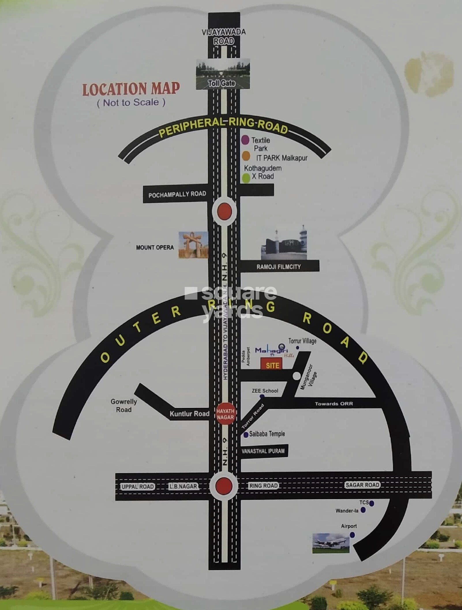 Siri Mahagiri Golden Hills Location Image