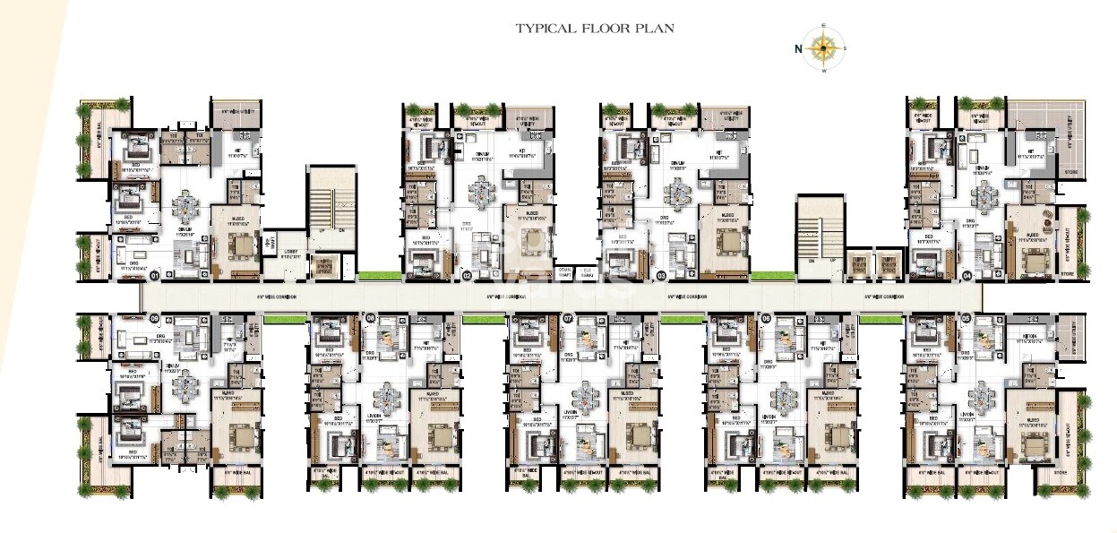 Sita Exotica Floor Plans