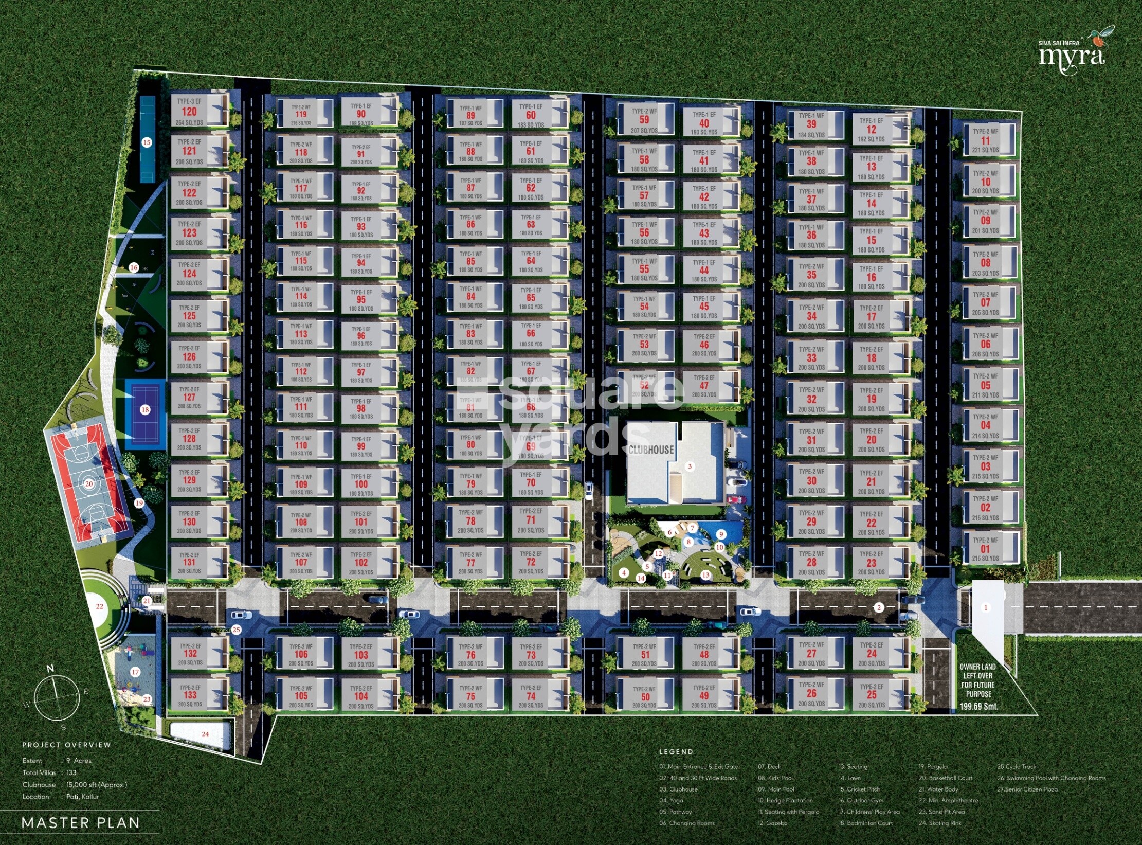 Siva Sai Myra Master Plan Image