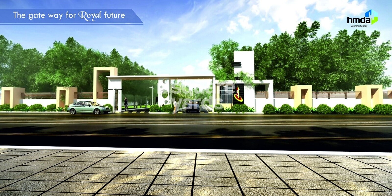 Siyora Royal Court residential project in Nemarugomula