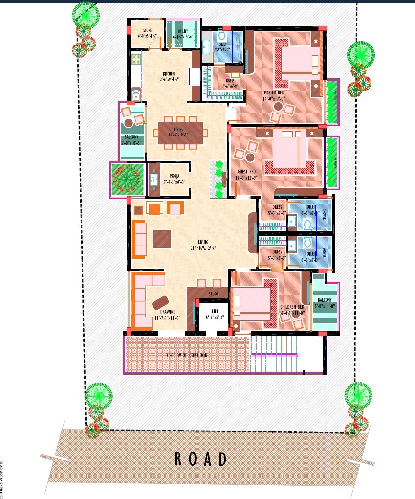 SL Giri Kunj Floor Plans