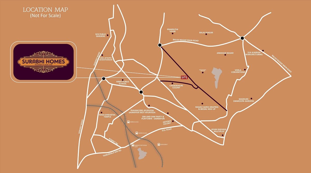 SL Surabhi Homes Location Image