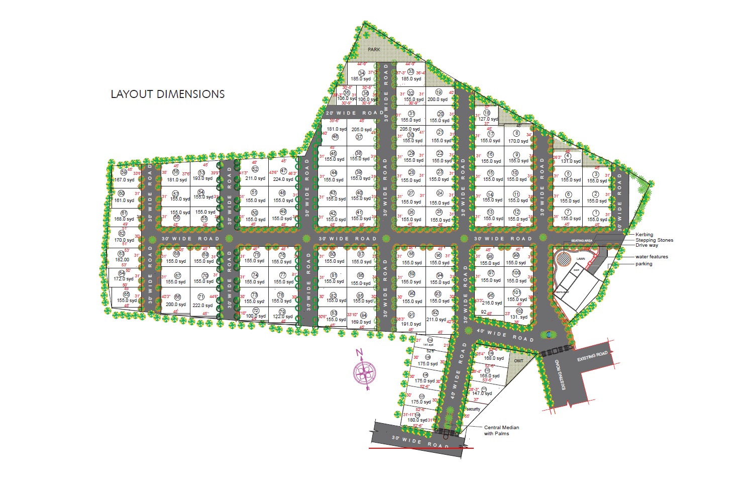 SM Enclave Kismatpur Master Plan Image