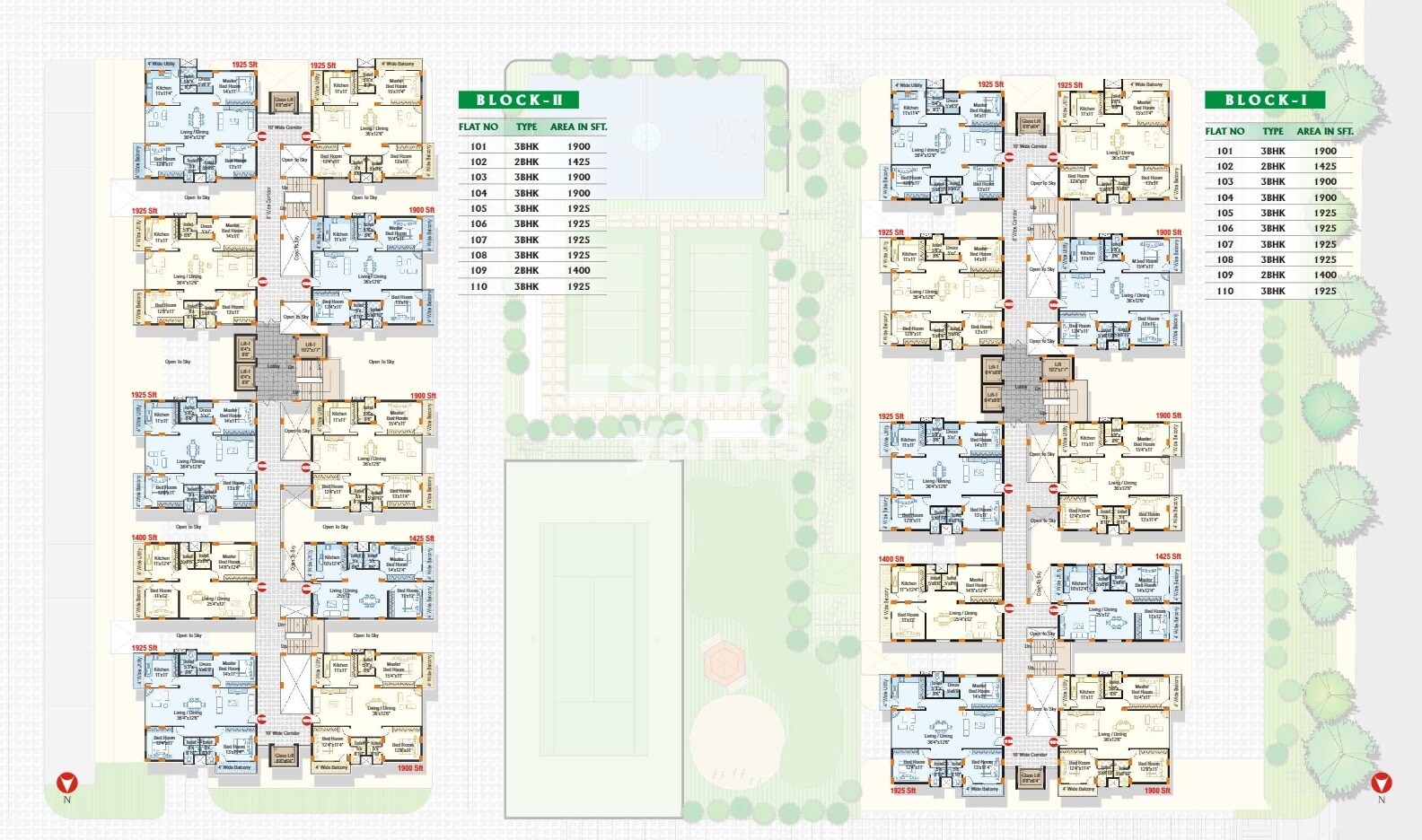 SMR Vinay Fountainhead Floor Plans 2