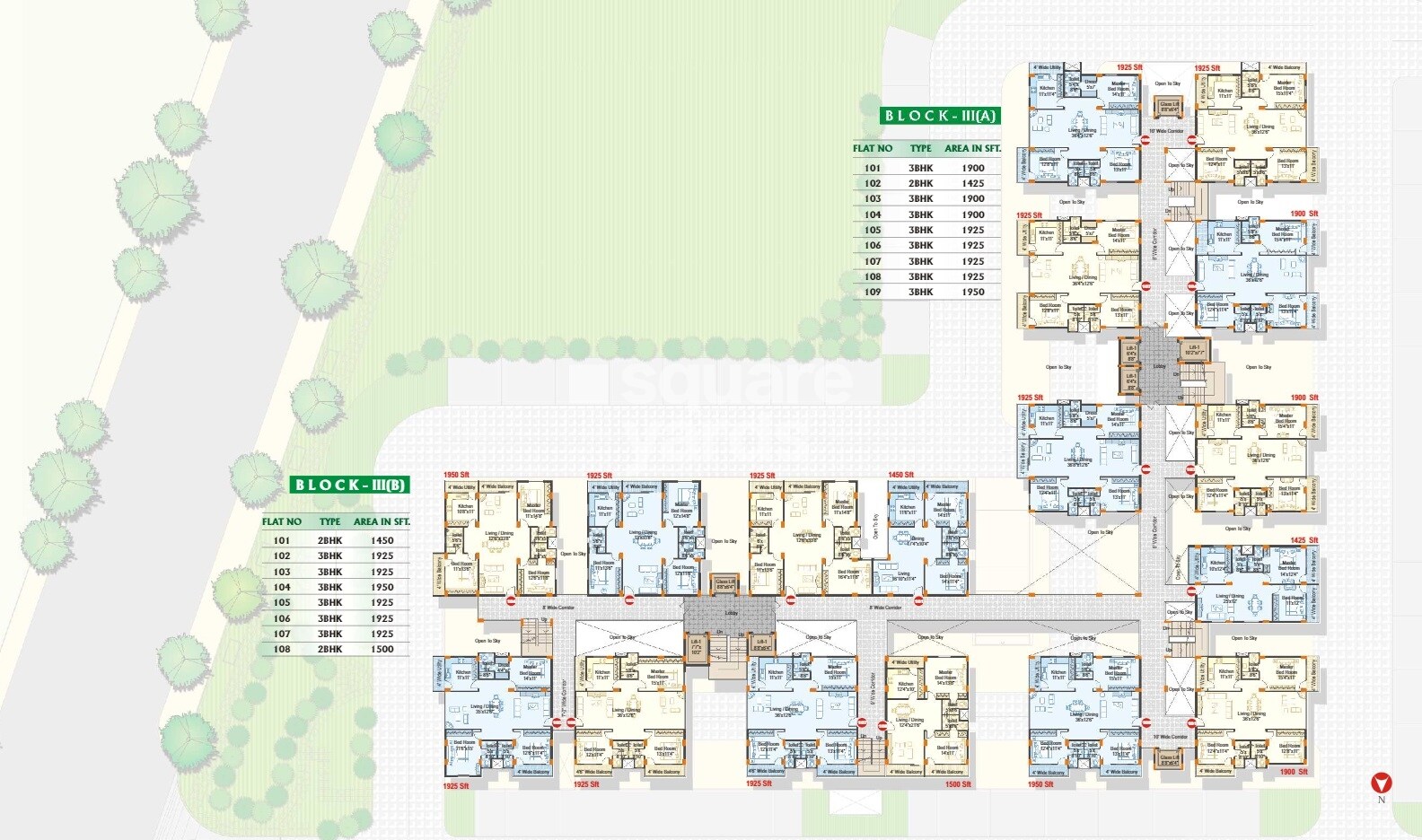 SMR Vinay Fountainhead Floor Plans 3