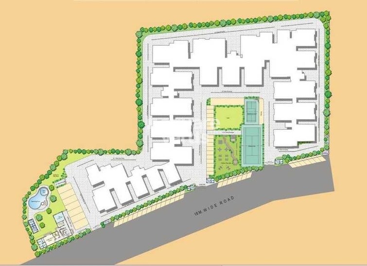 SMR Vinay Hi Lands Master Plan Image