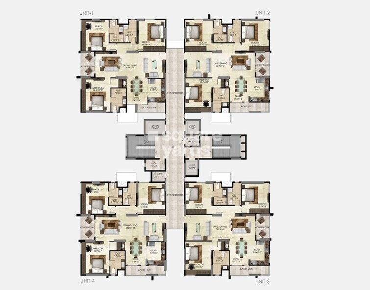 SMR Vinay Iconia Hyderabad Floor Plans 3