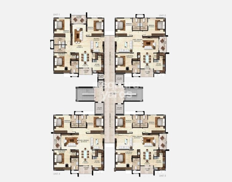 SMR Vinay Iconia Hyderabad Floor Plans 4