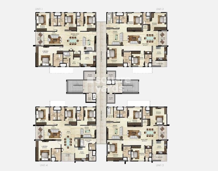 SMR Vinay Iconia Hyderabad Floor Plans 5