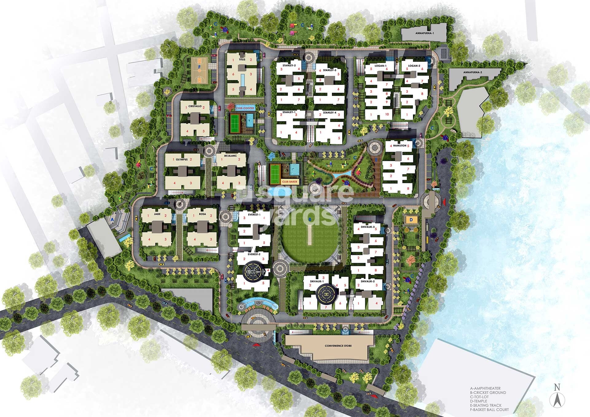 SMR Vinay Iconia Hyderabad Master Plan 1