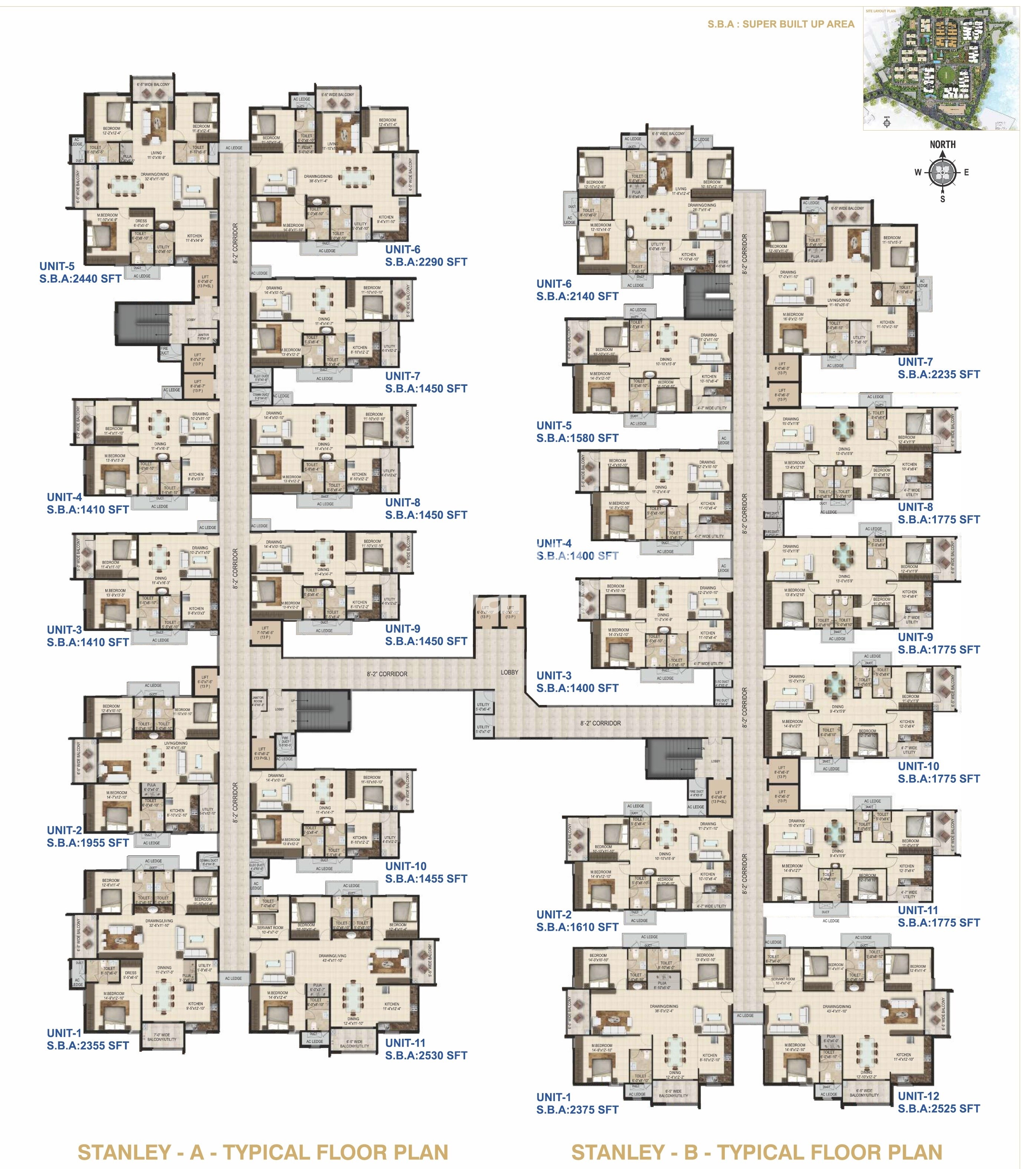 SMR Vinay Iconia Phase II Floor Plans 1