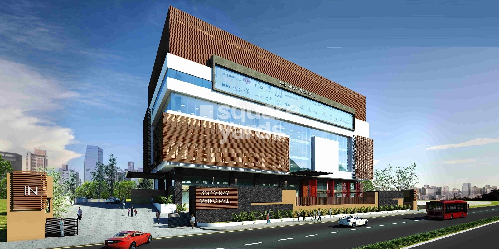 SMR Vinay Metro Mall residential project in Hafeezpet