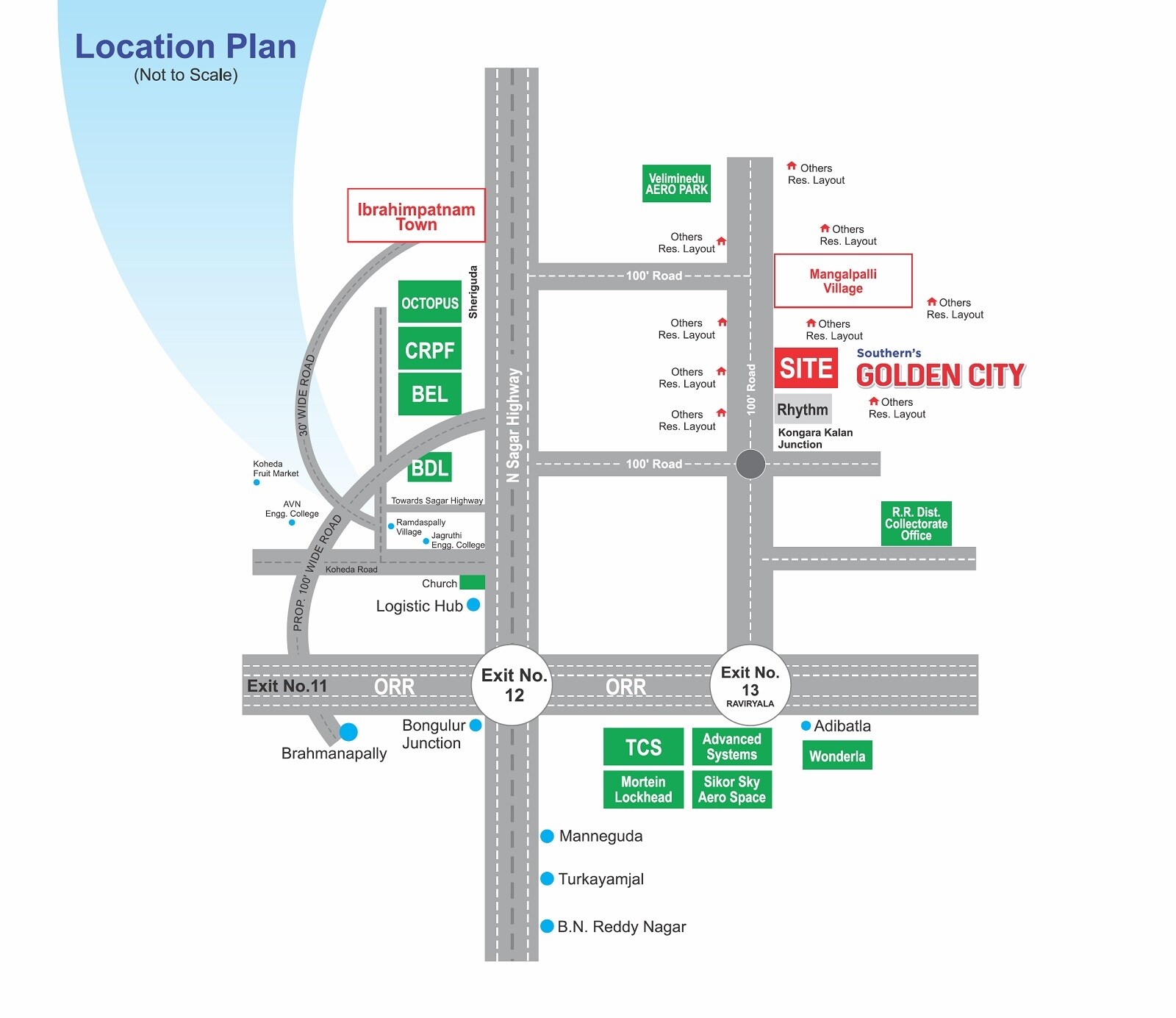 Souther Golden City Location Image