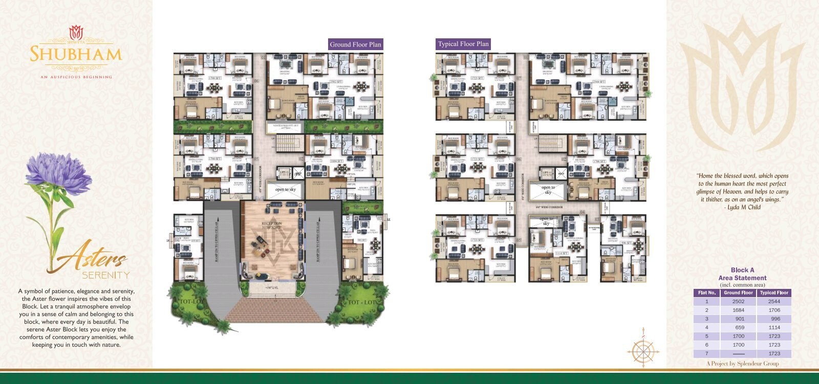 Splendeur Shweta Shubham Floor Plans 1