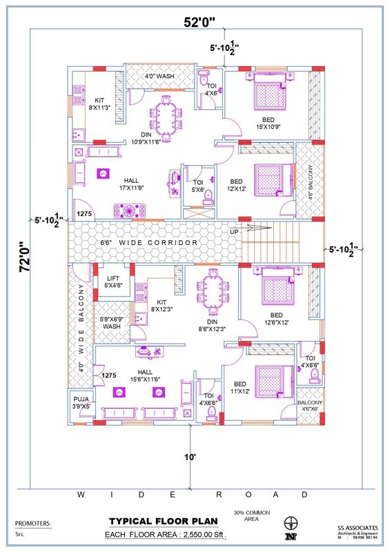SR Homes Madhuri Floor Plans