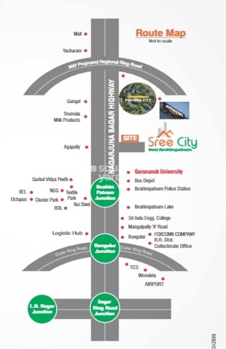 SR Sree City Location Image