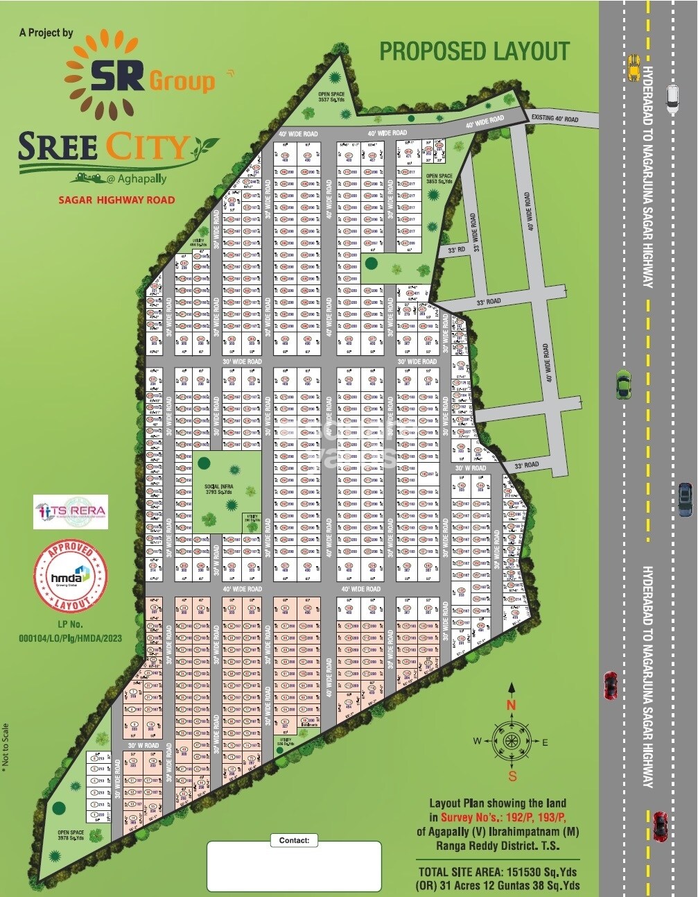 SR-Sree-City_an aerial view of a building with a cartoon character on it