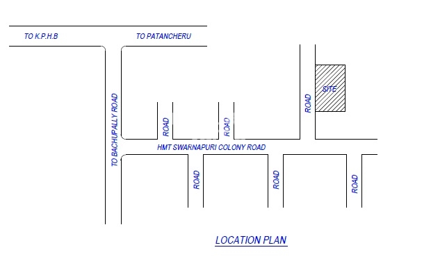 SR Teja Residency Location Image