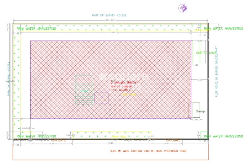 SR Teja Residency Master Plan Image