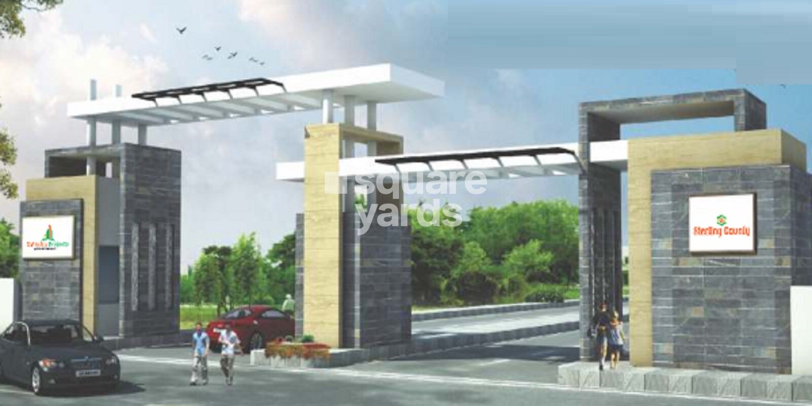 Sree Bhuvi Sterling County residential project in Ibrahimpatnam