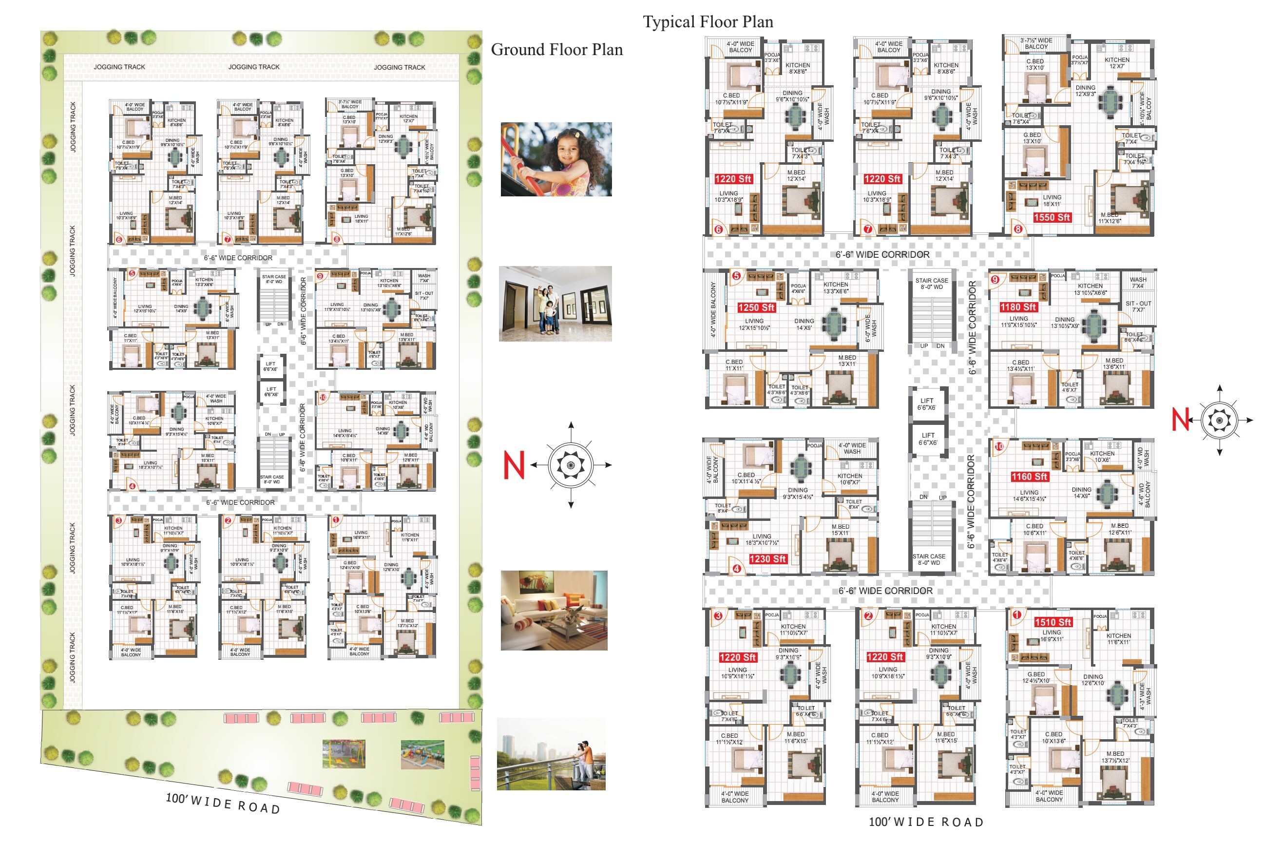 Sree Jagadamba Ayaan Residency Floor Plans 1