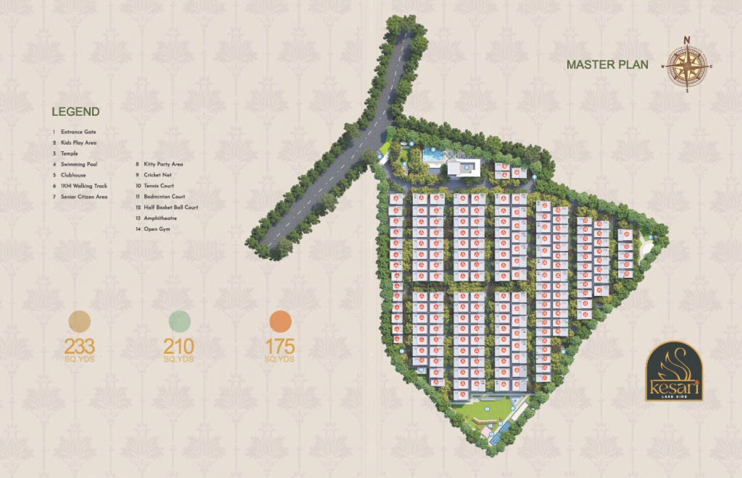 Sree Kesari Lakeside Master Plan 1