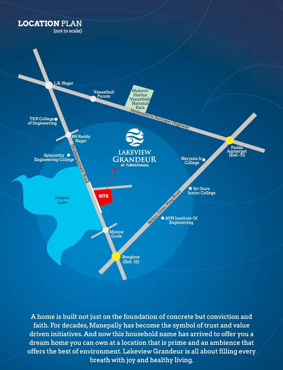 Sree Lakeview Grandeur Location Image