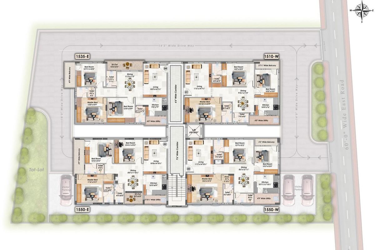 Sree Laxmi Royale Floor Plans