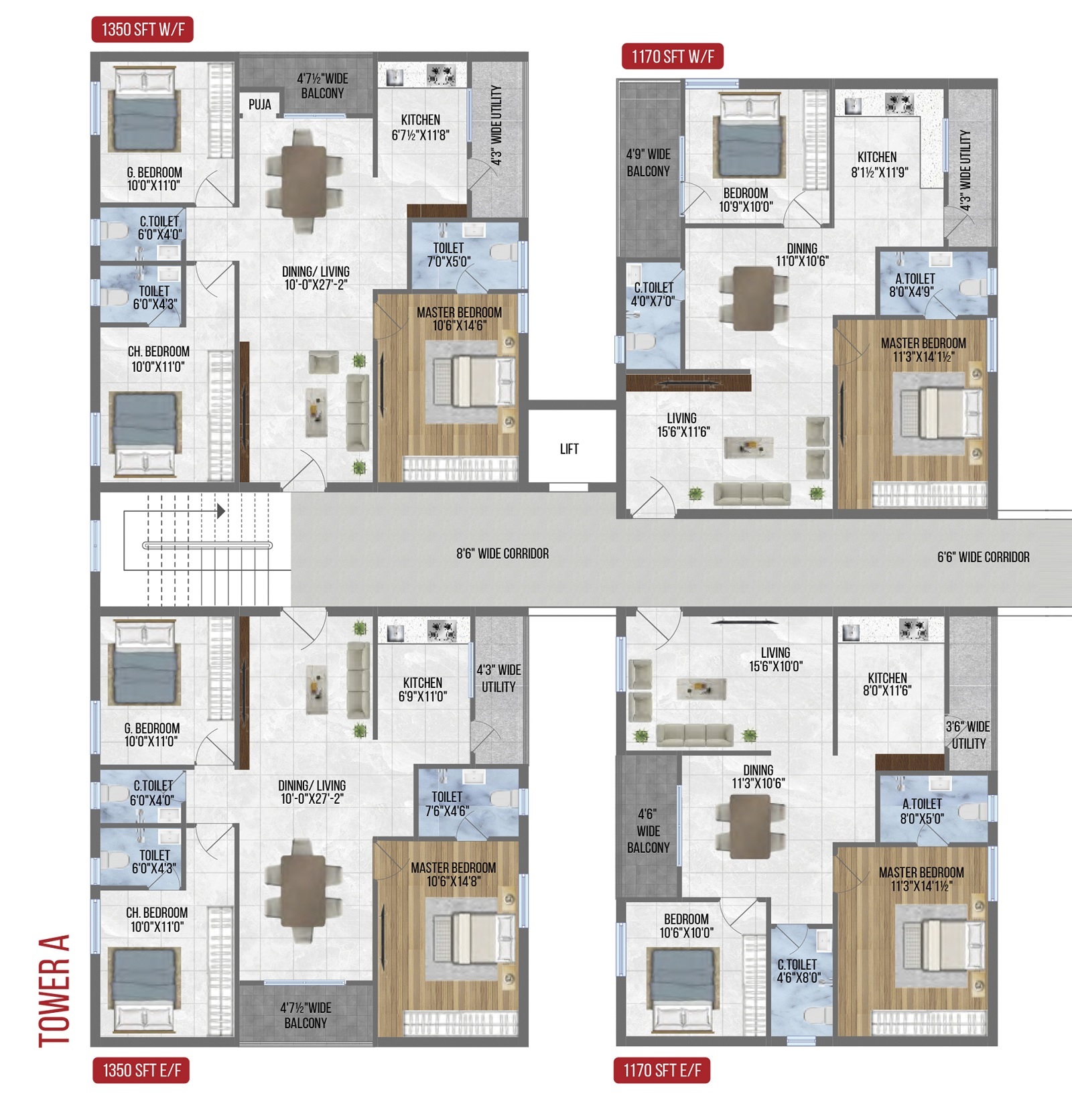 Sree Nandan Homes Floor Plans