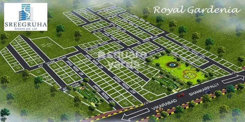 sreegruha royal gardenia villas master plan image2