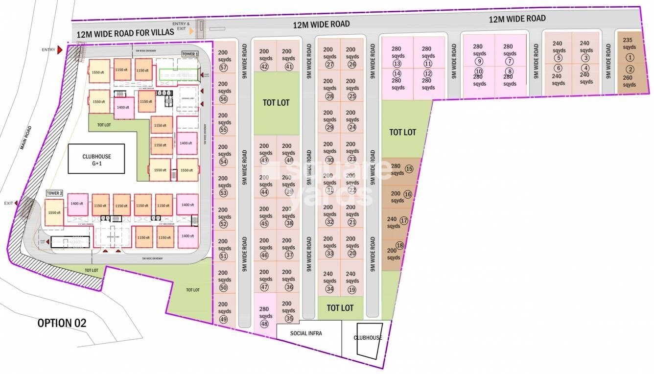 Sreenidhi Luxury Park 2 Master Plan Image