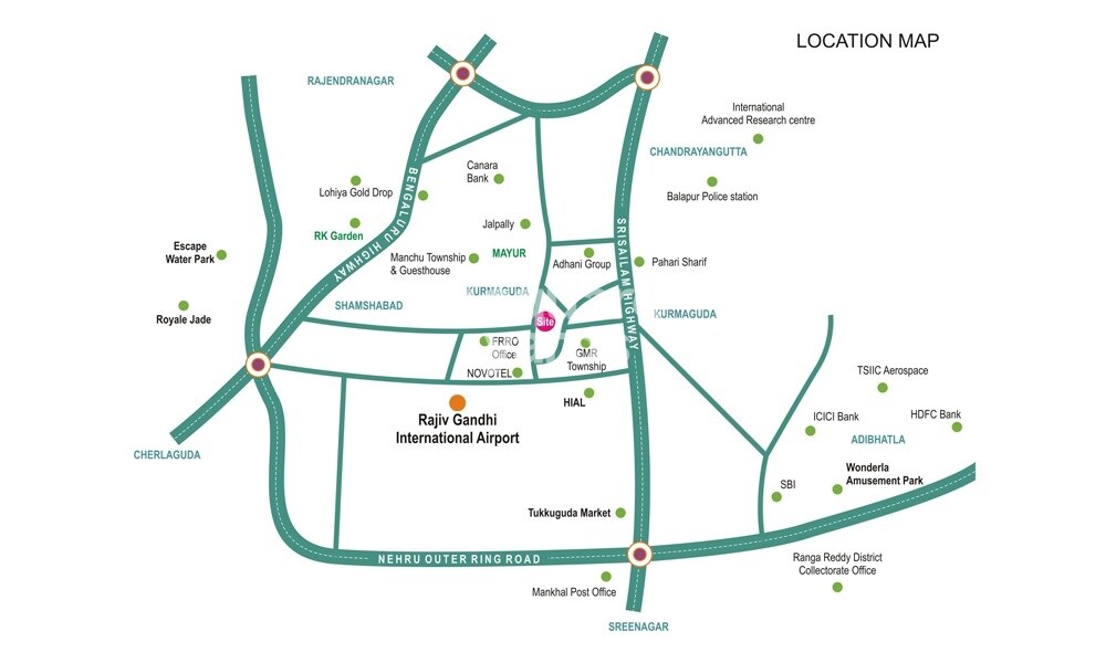 Sreenidhi Luxury Park Location Image