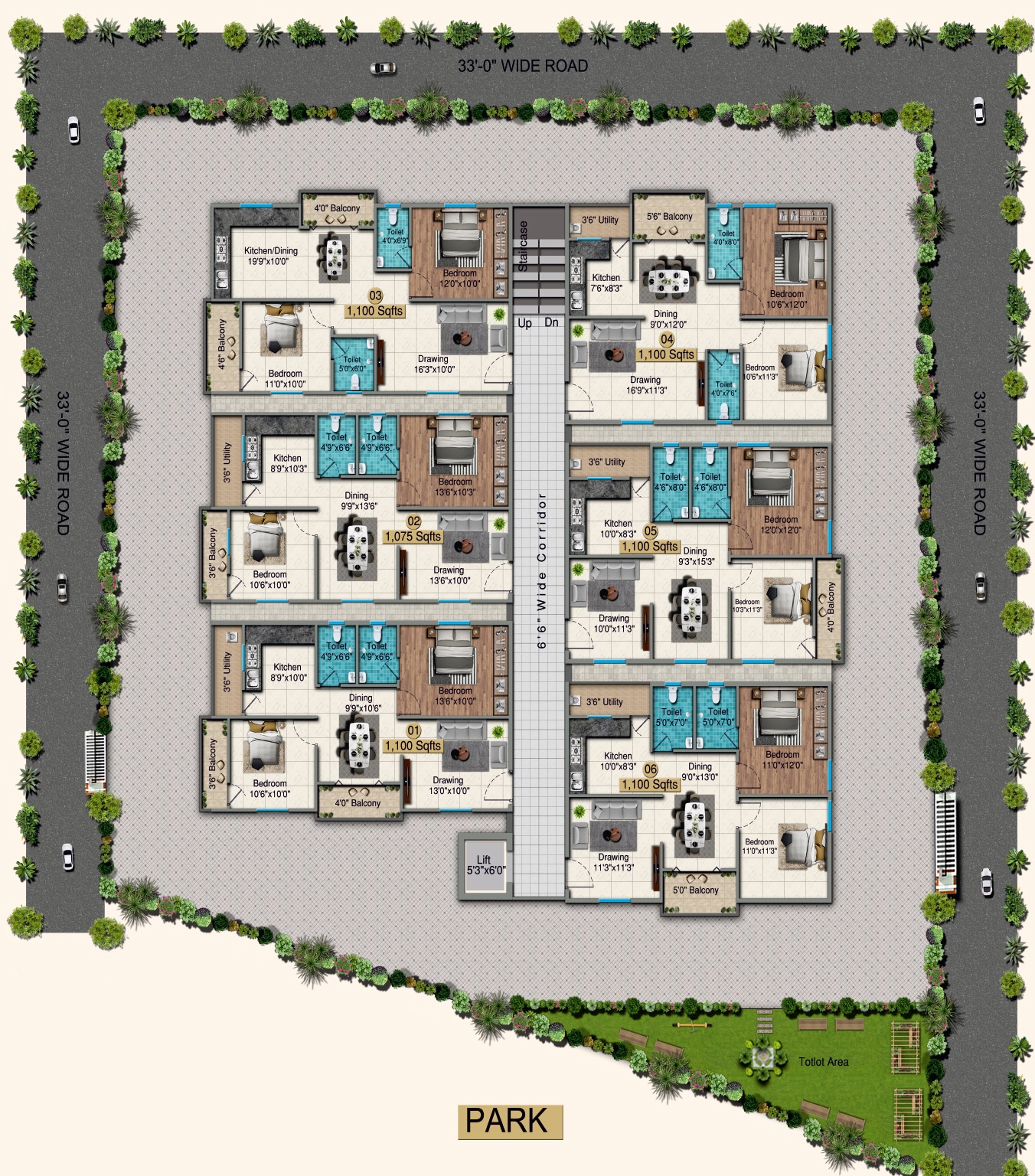 Sreenidhi Pundarikaksha Floor Plans