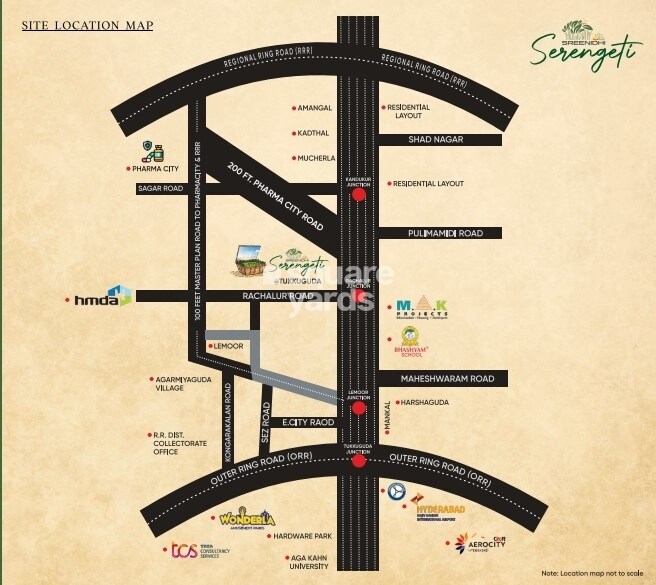 Sreenidhi Serengeti Location Image